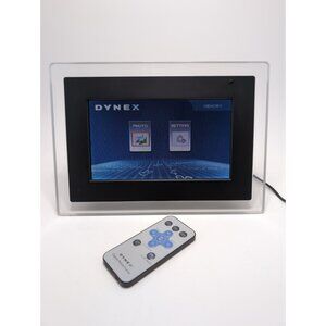 Dynex DX-DPF7A 7" Digital Picture Frame w/ Remote TESTED Works